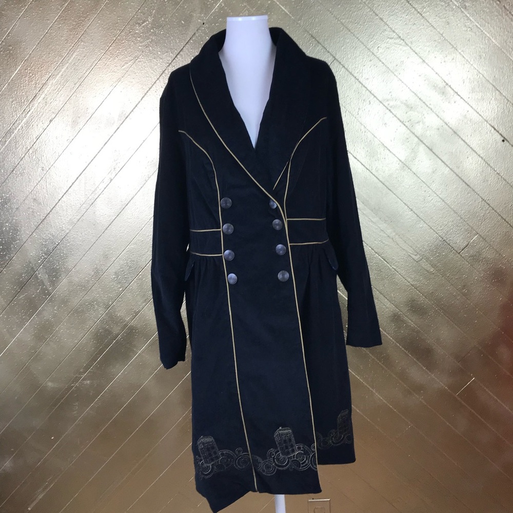 Torrid Doctor Who corduroy pea coat